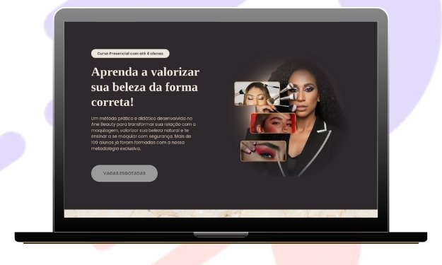 Landing Page Curso de AutoMaquiagem